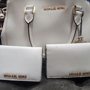 Michael Kors White Women's Bag Set